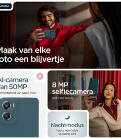 Motorola moto g06 17,5 cm (6.88") Dual SIM Android 15 4G USB Type-C 4 GB 128 GB 5200 mAh Blauw