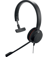 Jabra Evolve 20 Headset Bedraad Hoofdband Kantoor/callcenter USB Type-A Zwart