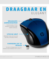 HP draadloze muis 220 (lumiereblauw)