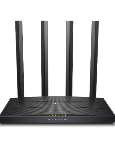 TP-Link Archer C6U draadloze router Gigabit Ethernet Dual-band (2.4 GHz / 5 GHz) Zwart