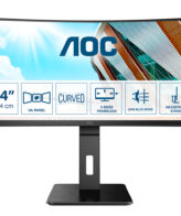 AOC P2 CU34P2A computer monitor 86,4 cm (34") 3440 x 1440 Pixels Quad HD LED Zwart