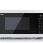 Sharp YC-MG02E-W magnetron Blauw, Wit Aanrecht 20 l 800 W