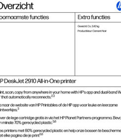 HP DeskJet 2910 Draadloos All-in-One Kleur Printer