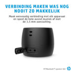 HP Black Bluetooth Speaker 360