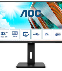 AOC P2 U32P2 computer monitor 80 cm (31.5") 3840 x 2160 Pixels 4K Ultra HD LED Zwart
