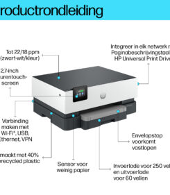 HP OfficeJet Pro 9110b Draadloos Kleur Printer, Dubbelzijdig printen