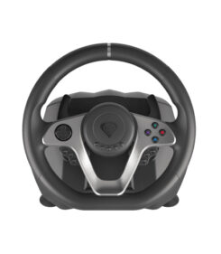 GENESIS Seaborg 400 Zwart, Zilver USB Stuurwiel + pedalen Nintendo Switch, PC, PlayStation 4, Playstation 3, Xbox 360, Xbox One, Xbox One S, Xbox One X