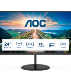 AOC V4 Q24V4EA computer monitor 60,5 cm (23.8") 2560 x 1440 Pixels 2K Ultra HD LED Zwart
