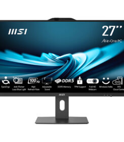 MSI Pro AP272P 14M-496EU Intel® Core™ i5 i5-14400 68,6 cm (27") 1920 x 1080 Pixels Alles-in-één-pc 16 GB DDR5-SDRAM 512 GB SSD Windows 11 Pro Wi-Fi 6E (802.11ax) Zwart