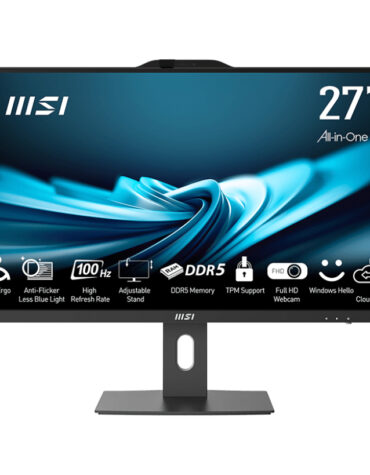 MSI Pro AP272P 14M-495EU Intel® Core™ i7 i7-14700 68,6 cm (27") 1920 x 1080 Pixels Alles-in-één-pc 16 GB DDR5-SDRAM 1 TB SSD Windows 11 Pro Wi-Fi 6E (802.11ax) Zwart