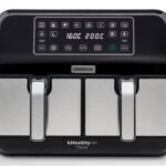 Kenwood HFM20.000MB friteuse Dubbel 8 l Vrijstaand 1700 W Heteluchtfriteuse Zwart