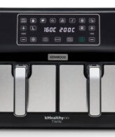 Kenwood HFM20.000MB friteuse Dubbel 8 l Vrijstaand 1700 W Heteluchtfriteuse Zwart