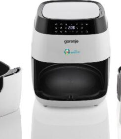 Gorenje AF1409DW friteuse 1400 W Heteluchtfriteuse Zwart, Wit