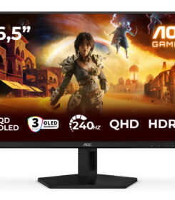 AOC G4 Q27G41ZDF computer monitor 67,3 cm (26.5") 2560 x 1440 Pixels Quad HD QD-OLED Zwart, Rood