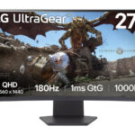 LG 27GS60QC-B computer monitor 68,6 cm (27") 2560 x 1440 Pixels Full HD LCD Zwart