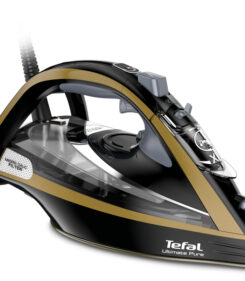 Tefal FV9865E0 strijkijzer Droog- & stoomstrijkijzer Durilium Autoclean strijkzool 3000 W Zwart, Goud