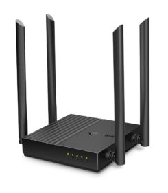 TP-Link ARCHER A64 draadloze router Gigabit Ethernet Dual-band (2.4 GHz / 5 GHz) Zwart