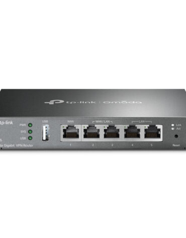 TP-Link Omada ER605 bedrade router Gigabit Ethernet Zwart