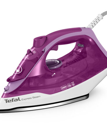 Tefal FV2836 Droog- & stoomstrijkijzer Keramische zoolplaat 2400 W Paars, Wit