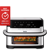 Tefal Dual Easy Fry Flex EY922D 9L Air fryer met uitneembaar tussenschot