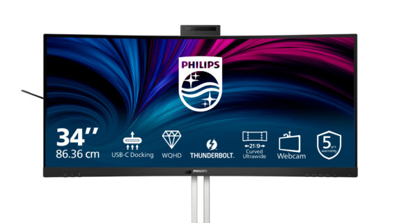 Philips 6000 series 34B2U6603CH/00 computer monitor 86,4 cm (34") 3440 x 1440 Pixels Wide Quad HD LCD Grijs