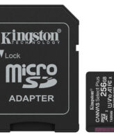 Kingston Technology 256GB microSDXC Canvas Select Plus Gen3 150MB/s A1 kaart + adapter