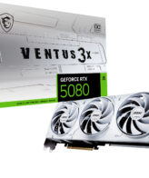 MSI VENTUS GEFORCE RTX 5080 16G 3X OC WHITE videokaart NVIDIA 16 GB GDDR7