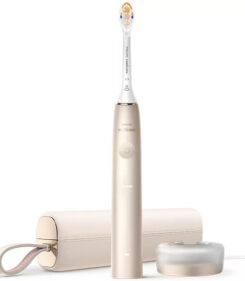 Philips Sonicare DiamondClean Prestige 9900 series DiamondClean Prestige HX9992/11 Elektrische tandenborstel met SenseIQ - Champagne