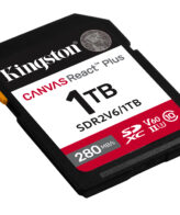 Kingston Technology 1TB Canvas React Plus SDXC UHS-II 280R/150W U3 V60 voor Full HD/4K