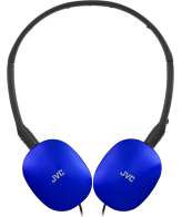 JVC HA-S160M-AU hoofdtelefoon/headset Bedraad Hoofdband Oproepen/muziek Blauw