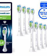 Philips Optimal White HX6068/87 Set van 8 opzetborstels
