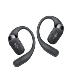 SHOKZ OpenFit 2+ Hoofdtelefoons Draadloos oorhaak, In-ear Oproepen/muziek Bluetooth Zwart