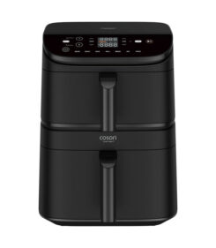 Cosori CAF-DC121-ADER Dubbel 10,8 l Vrijstaand Heteluchtfriteuse Zwart