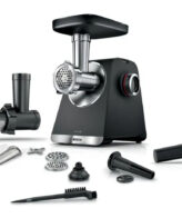 Bosch Serie 6 MFWS650B vleesmolen 500 W Zwart, Zilver