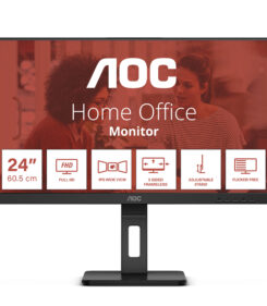 AOC E3 24E3QAF computer monitor 60,5 cm (23.8") 1920 x 1080 Pixels Full HD LCD Zwart