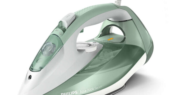Philips 7000 series DST7012/70 strijkijzer Stoomstrijkijzer SteamGlide Plus-zoolplaat 2600 W Groen, Grijs