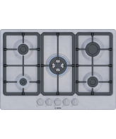 Bosch Serie 4 PGQ7B5K90 kookplaat Roestvrijstaal Ingebouwd 75 cm Gaskookplaat 5 zone(s)