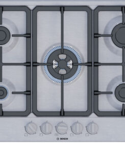 Bosch Serie 4 PGQ7B5K90 kookplaat Roestvrijstaal Ingebouwd 75 cm Gaskookplaat 5 zone(s)