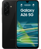 Samsung Galaxy A26 17 cm (6.7") Hybride Dual SIM Android 15 5G USB Type-C 6 GB 128 GB 5000 mAh Zwart