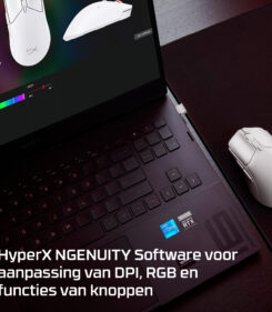 HyperX Pulsefire Haste 2 Mini - draadloze gamingmuis (wit)