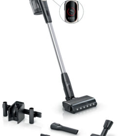 Bosch BCS931GAC steelstofzuiger & elektrische bezem Batterij/Accu Droog HEPA Zakloos 0,4 l Grafiet 3 Ah
