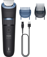 Philips Beard Trimmer 3000 Series BT3665/15 Baardverzorging met volledig metalen mesjes