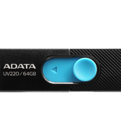 ADATA UV220 USB flash drive 64 GB USB Type-A 2.0 Zwart, Blauw