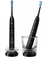 Philips Sonicare DiamondClean 9000 series DiamondClean 9000 HX9914/54 2x Elektrische sonische tandenborstels met app Zwart