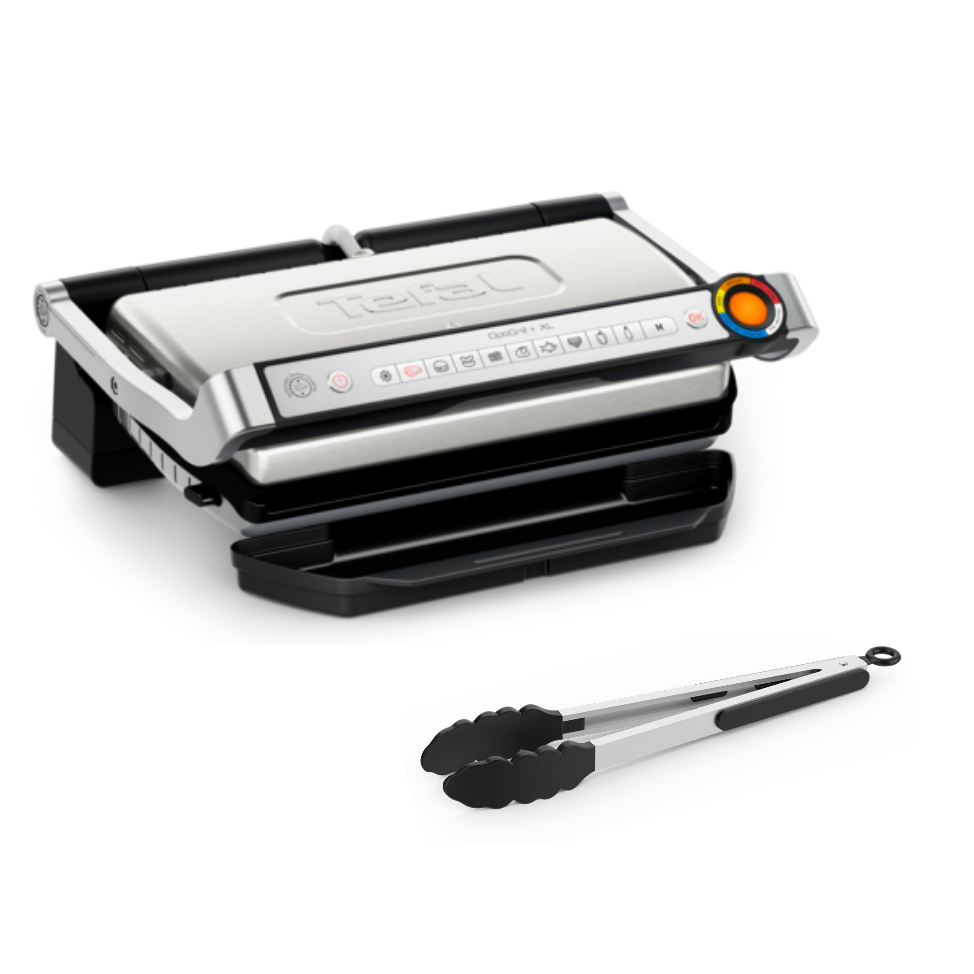 Tefal OptiGrill + XL GC728D OptiGrill+ XL GC728D intelligente grill met tang