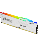 Kingston Technology FURY Beast 32GB 6000MT/s DDR5 CL30 DIMM White RGB EXPO