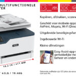 Xerox C235 A4 22ppm Wireless Duplex Copy/Print/Scan/Fax PS3 PCL5e/6 ADF 2 Trays Total 251 Sheets