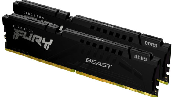 Kingston Technology FURY Beast 16GB 6000MT/s DDR5 CL30 DIMM (Kit of 2) Black EXPO