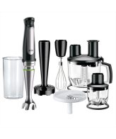 Braun MQ 7087X 1,2 l Staafmixer 1000 W Zwart, Roestvrijstaal