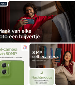 Motorola moto g06 17,5 cm (6.88") Dual SIM Android 15 4G USB Type-C 4 GB 256 GB 5200 mAh Groen